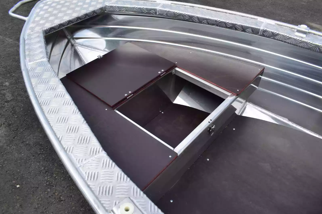 Алюминиевая лодка Wyatboat-390Р Увеличенный борт в Казани