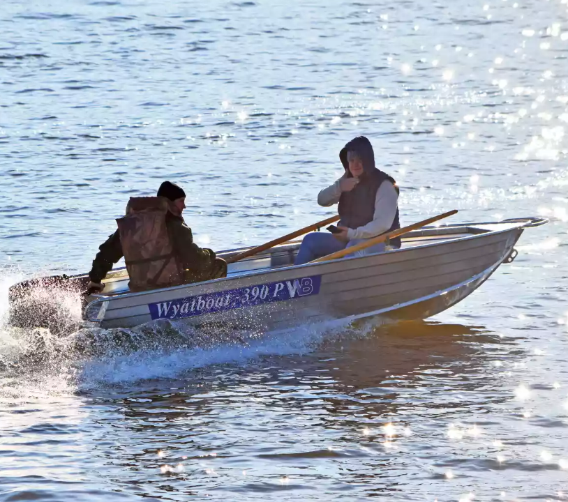 Алюминиевая лодка Wyatboat-390 P в Казани