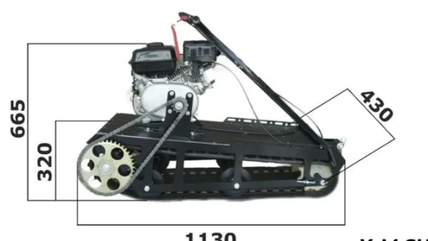Мотобуксировщик XTREME-MOTORS "Конек-Горбунок" 6.5 л.с. в Казани