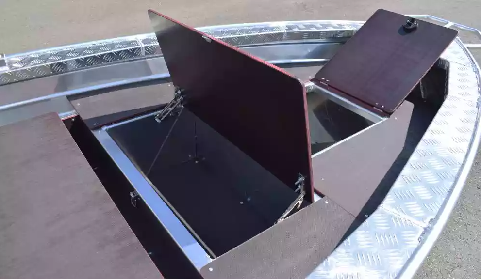 Алюминиевая лодка Wyatboat-390Р Fish в Казани