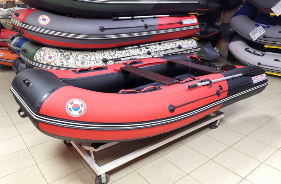 КОМПЛЕКТ Лодка MISHIMO PRO 350 + ЛОДОЧНЫЙ МОТОР MARLIN MP 9.9 (20) AMHS PRO в Казани