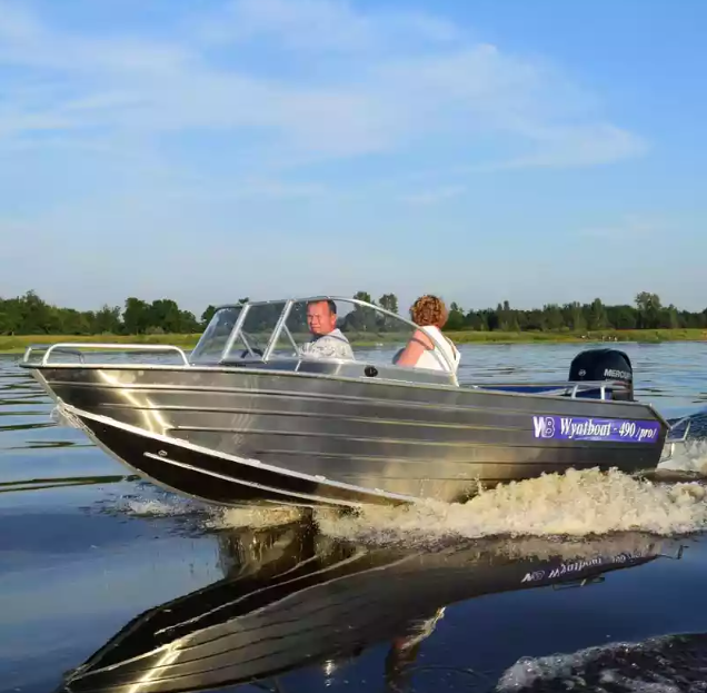 Алюминиевый катер Wyatboat-490 Pro в Казани