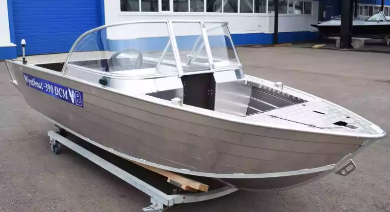 Алюминиевый катер Wyatboat-390 DCM Увеличенный борт в Казани