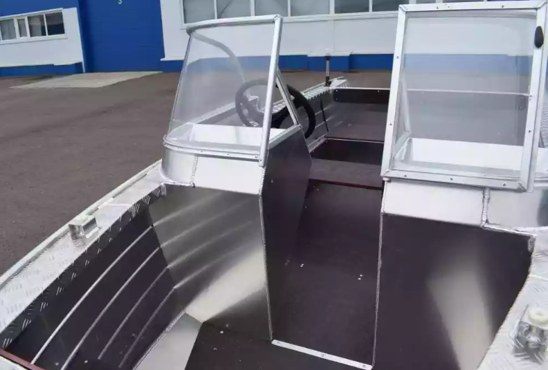 Алюминиевый катер Wyatboat-390 DCM Увеличенный борт в Казани