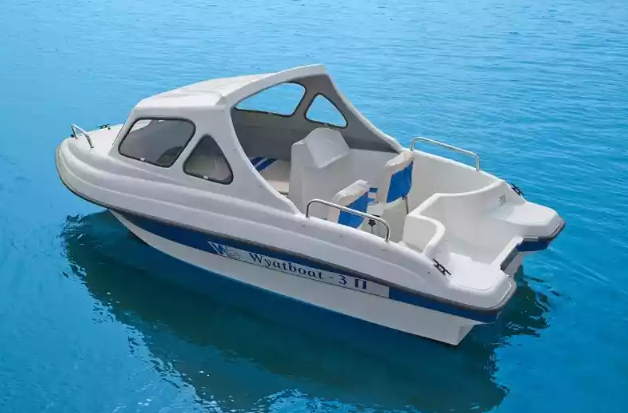 Стеклопластиковый катер Wyatboat-3 П (полурубка) в Казани