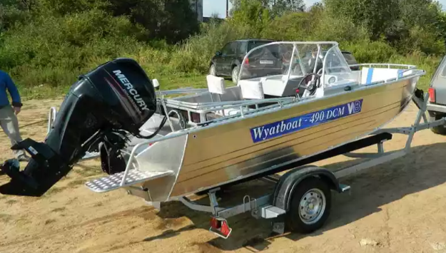 Алюминиевый катер Wyatboat-490 DCM в Казани