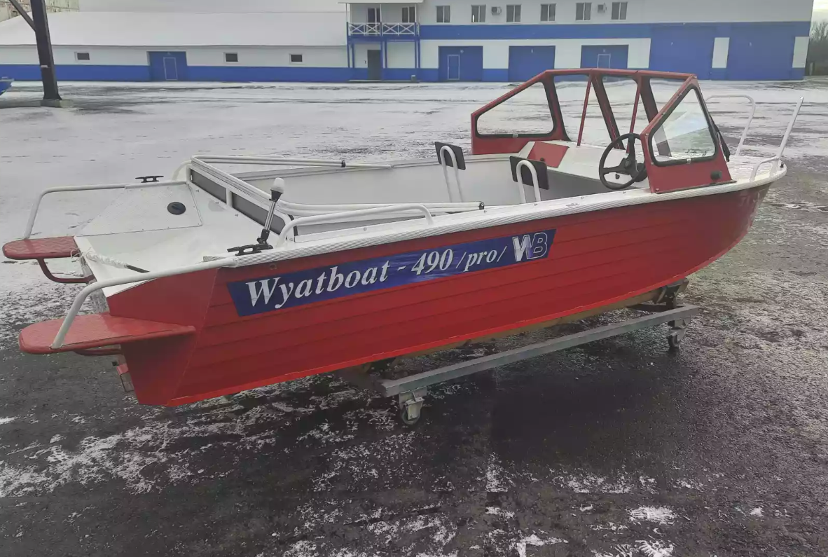 Алюминиевый катер Wyatboat-490 DCM Pro в Казани
