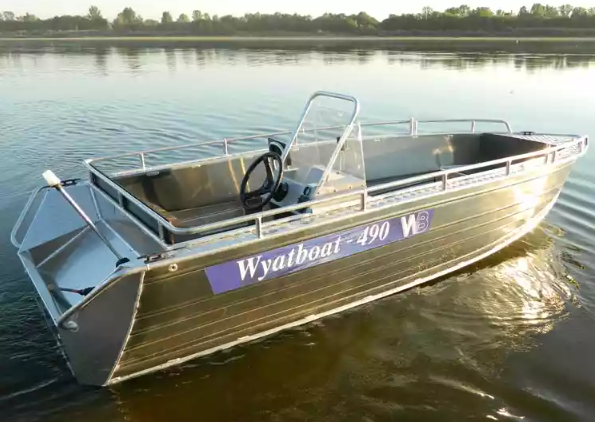 Алюминиевый катер Wyatboat-490 C в Казани