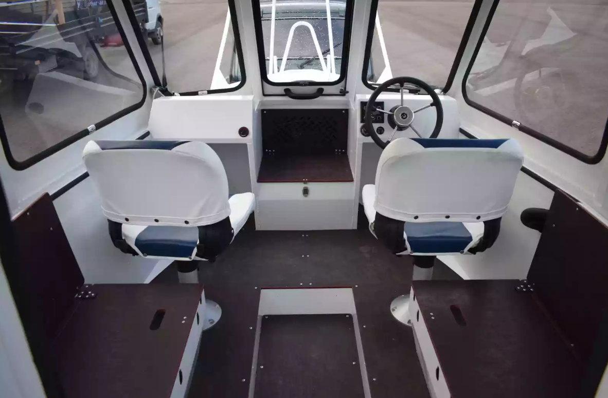 Алюминиевый катер Неман-500 (закрытая рубка) в Казани