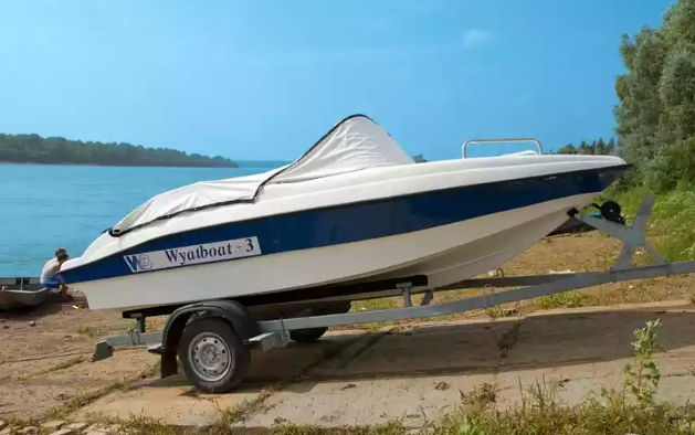 Стеклопластиковый катер Wyatboat-3 (c рундуками) в Казани