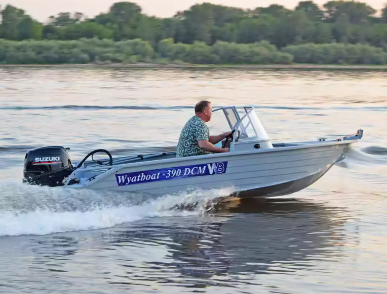 Алюминиевый катер Wyatboat-390 DCM в Казани