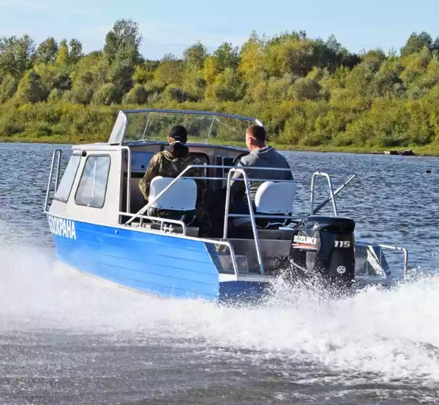 Алюминиевый катер Неман 550 с каютой в Казани