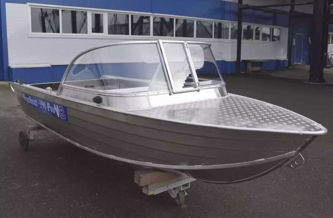 Алюминиевая лодка Wyatboat-390 Pro в Казани