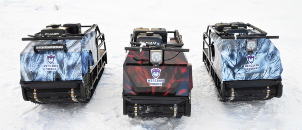 Мотобуксировщик Irondog (Железная собака) M500 15 Камуфляж Охотник в Казани