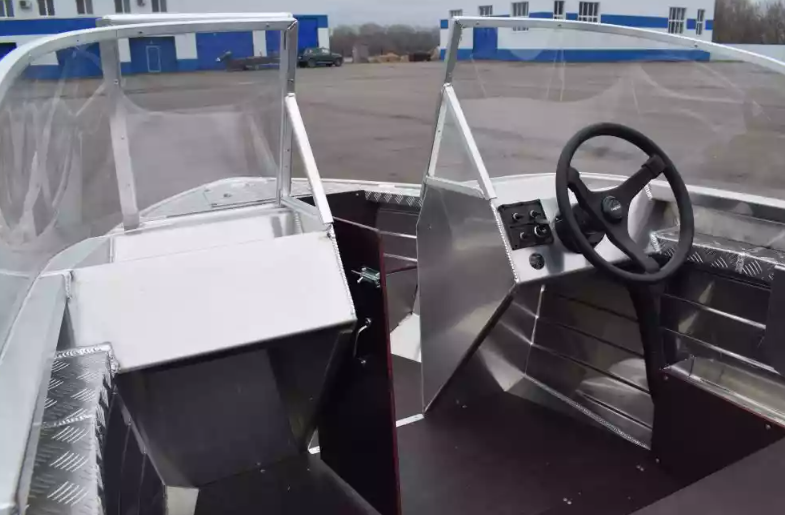 Алюминиевый катер Wyatboat-390 DCM Увеличенный борт в Казани