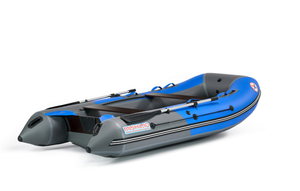 КОМПЛЕКТ ЛОДКА MISHIMO PRO 350 + ЛОДОЧНЫЙ МОТОР MARLIN MP 9.9 (15) AMHS PROLINE в Казани