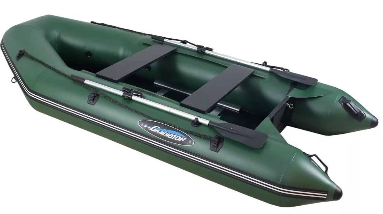 МОТОРНО-ГРЕБНАЯ ЛОДКА ПВХ GLADIATOR A 280 ТК С ФАНЕРНЫМ ДНОМ в Казани