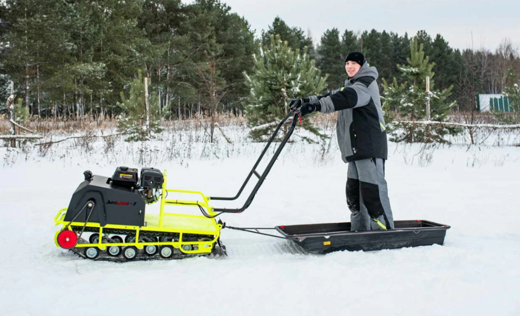Мотобуксировщик Бурлак ХОЗЯИН-1 (капот ткань) в Казани