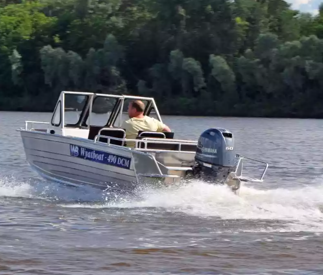 Алюминиевый катер Wyatboat-490 DCM Pro в Казани