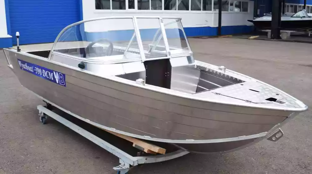 Алюминиевая лодка Wyatboat-390 DCM Увеличенный борт в Казани