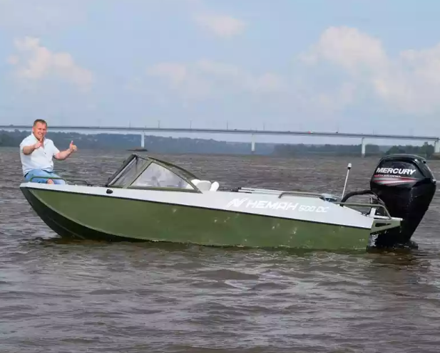 Алюминиевый катер Неман 500 DC водомёт в Казани