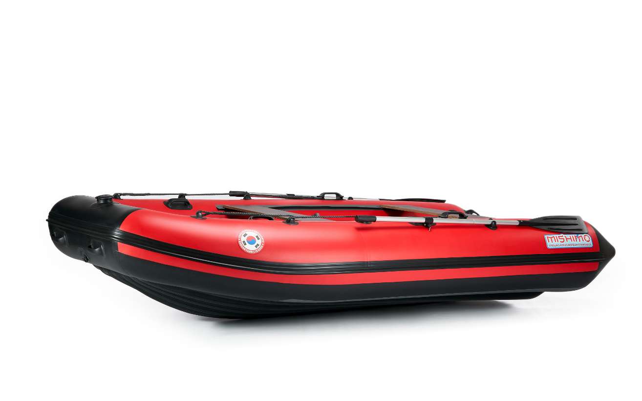 КОМПЛЕКТ ЛОДКА MISHIMO RAPID 380 PRO+ ЛОДОЧНЫЙ МОТОР MARLIN MP 9.9 (20) AMHS PROLINE FORCE в Казани