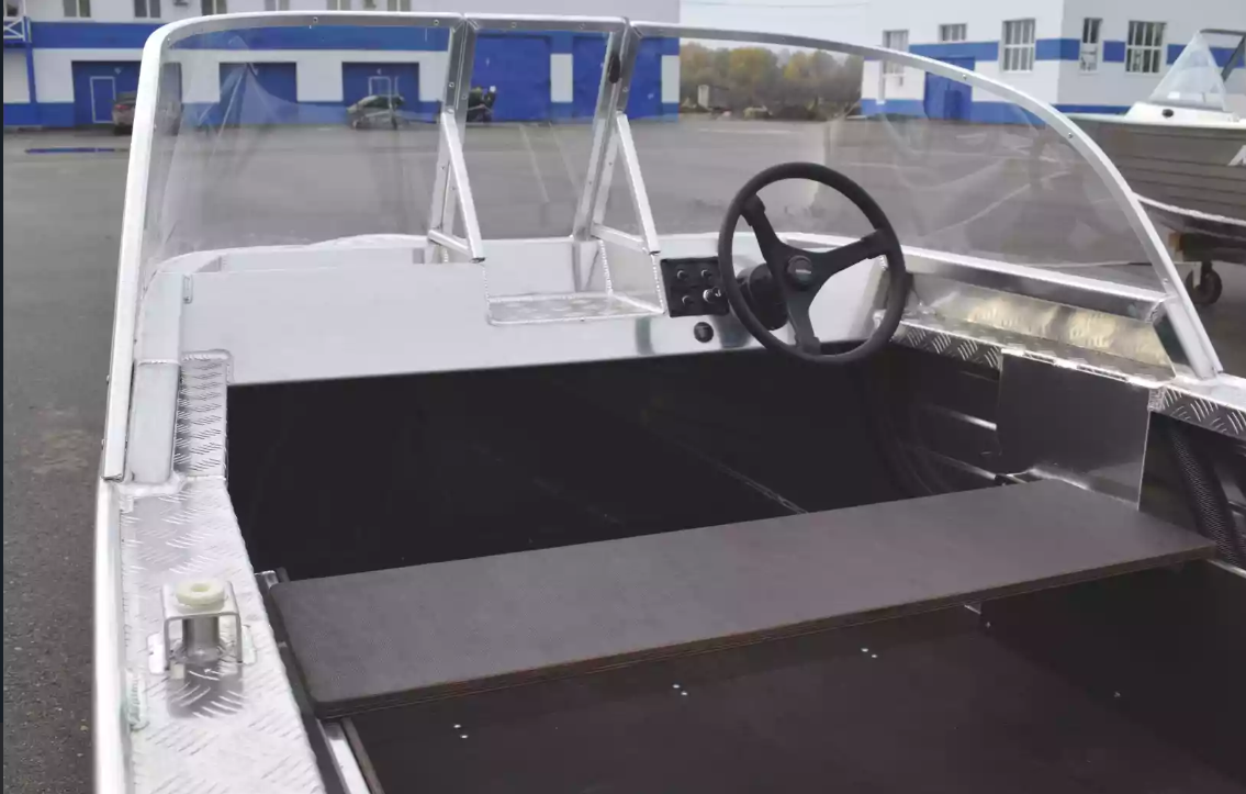 Алюминиевая лодка Wyatboat-390 Pro в Казани