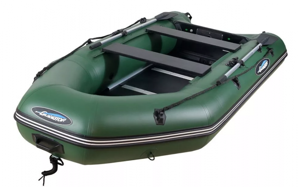 МОТОРНО-ГРЕБНАЯ ЛОДКА ПВХ GLADIATOR A 320 ТК С ФАНЕРНЫМ ПОЛОМ в Казани