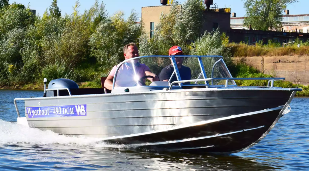 Алюминиевый катер Wyatboat-490 DCM в Казани