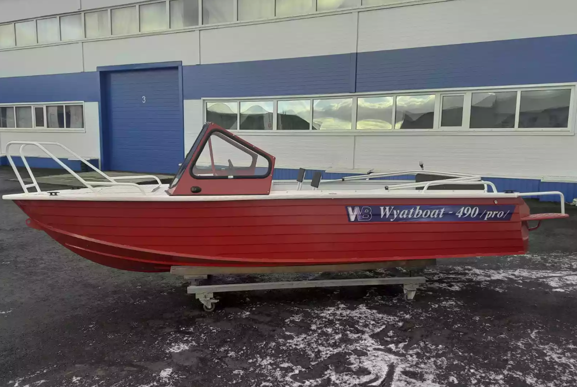 Алюминиевый катер Wyatboat-490 DCM Pro в Казани