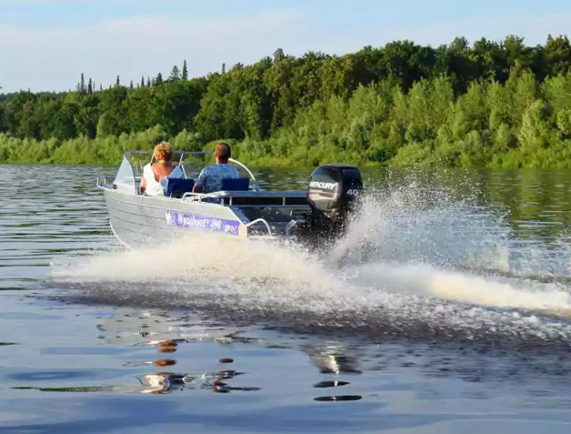 Алюминиевый катер Wyatboat-490 Pro водомет в Казани