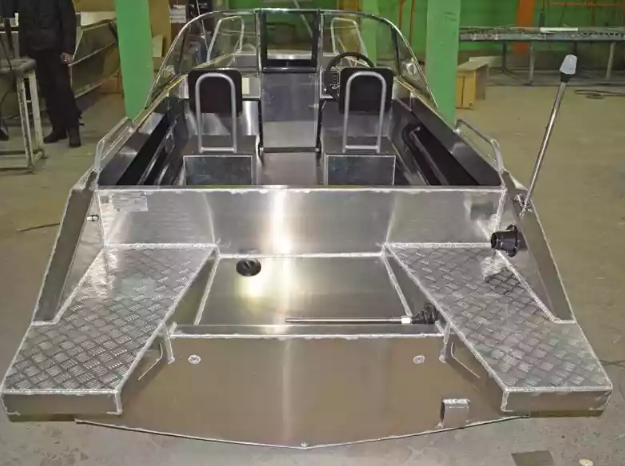 Алюминиевый катер Неман-500 DC (без покраски) в Казани