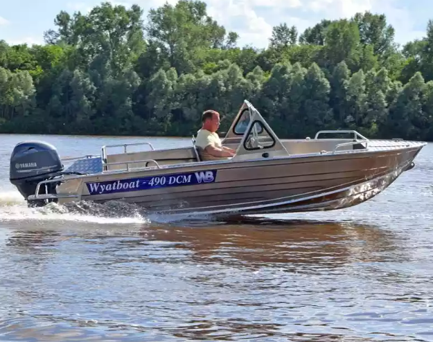 Алюминиевый катер Wyatboat-490 DCM Pro в Казани