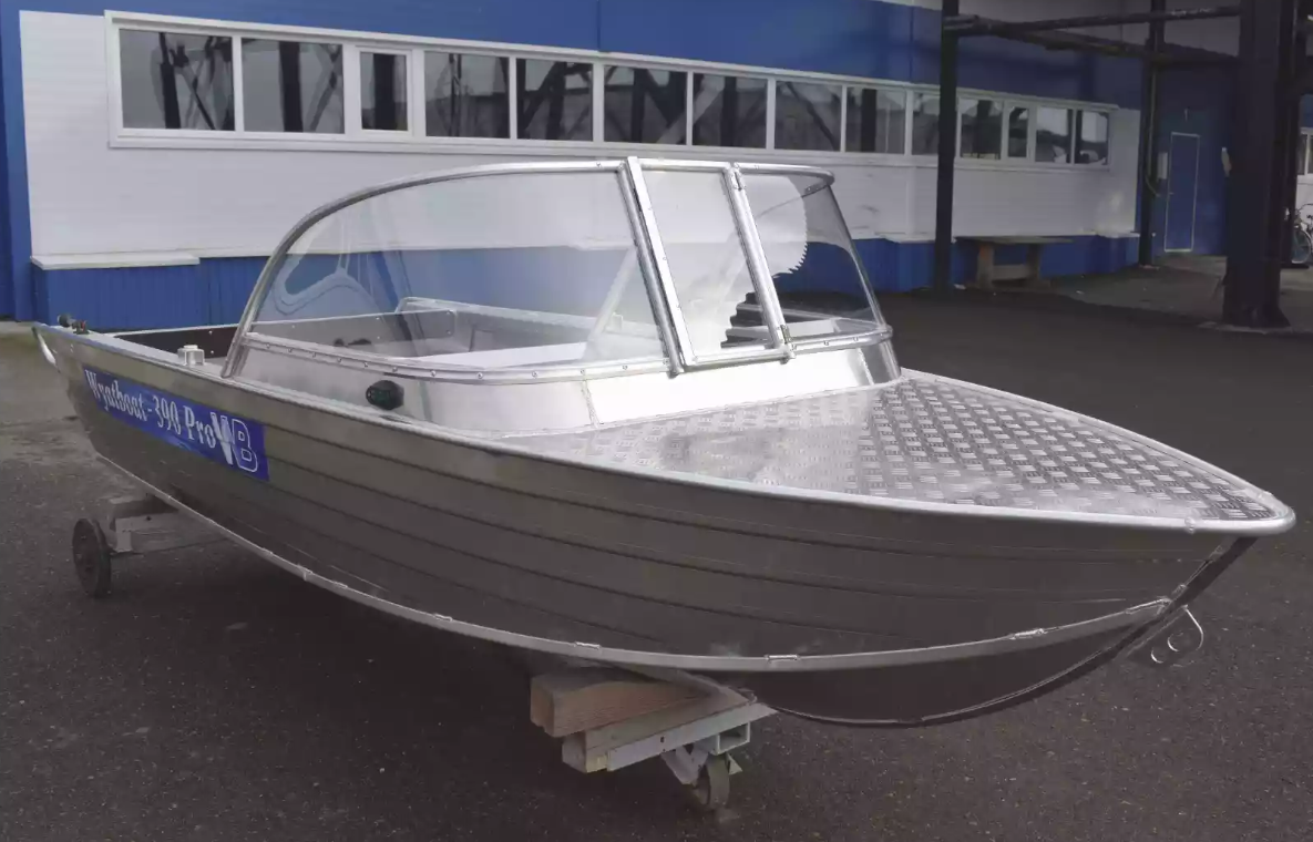 Алюминиевый катер Wyatboat-390 Pro в Казани