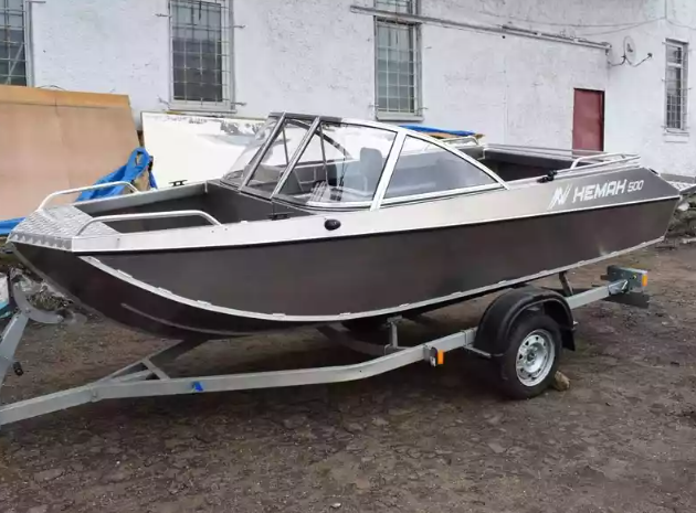 Алюминиевый катер Неман-500 DC (без покраски) в Казани