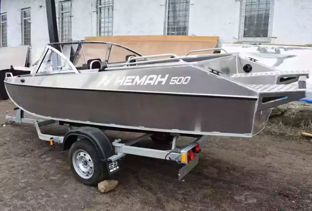 Алюминиевый катер Неман-500 DC (без покраски) в Казани