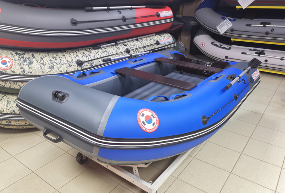 КОМПЛЕКТ Лодка MISHIMO PRO 350 + ЛОДОЧНЫЙ МОТОР MARLIN MP 9.9 (20) AMHS PRO в Казани