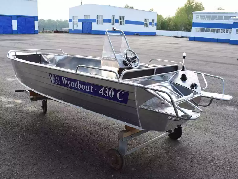 Алюминиевый катер Wyatboat-430 C в Казани