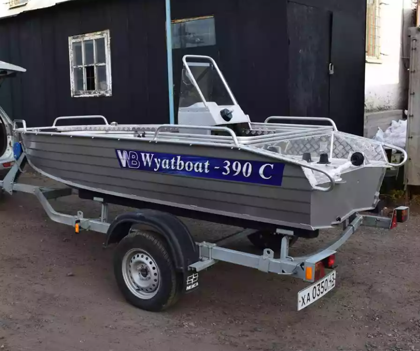 Алюминиевая лодка Wyatboat-390 C в Казани