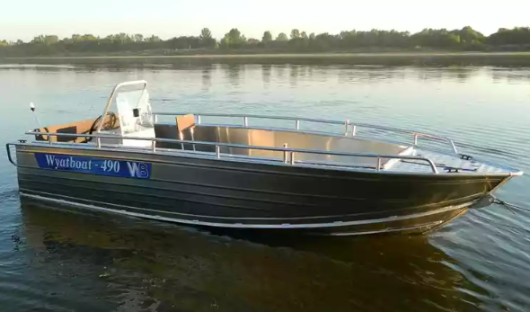 Алюминиевый катер Wyatboat-490 C в Казани