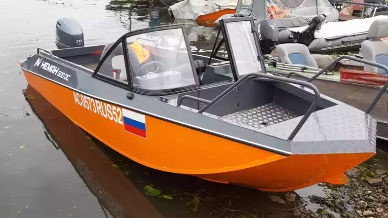Алюминиевый катер Неман-500 DC в Казани