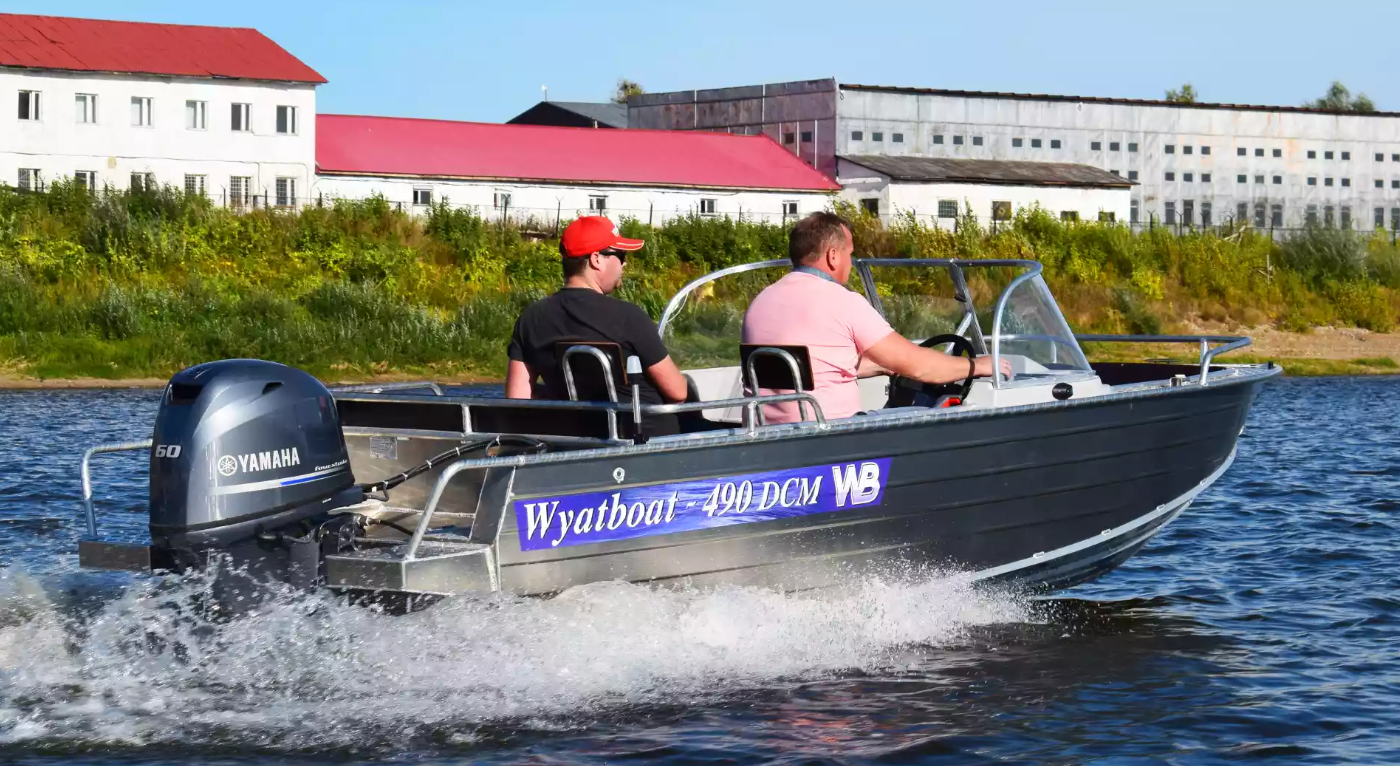 Алюминиевый катер Wyatboat-490 DCM в Казани