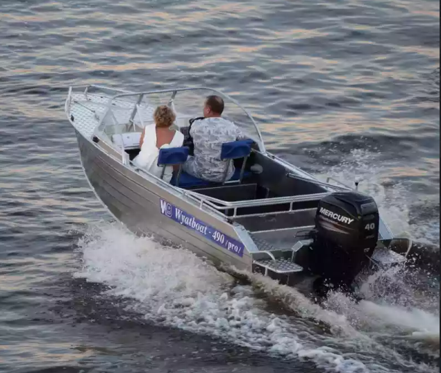 Алюминиевый катер Wyatboat-490 Pro в Казани