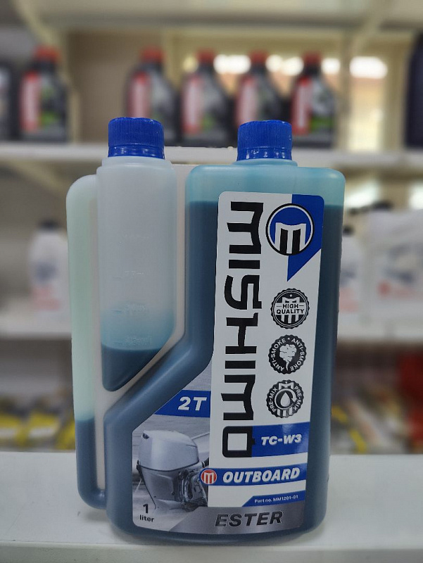 Масло MISHIMO 2T OUTBOARD (ESTER) полусинтетика 1 л в Казани
