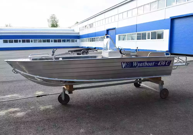 Алюминиевый катер Wyatboat-430 C в Казани