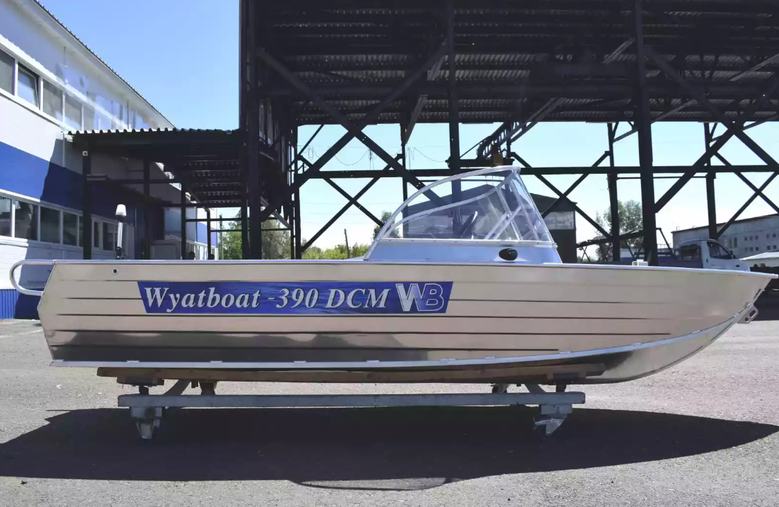 Алюминиевая лодка Wyatboat-390 DCM в Казани