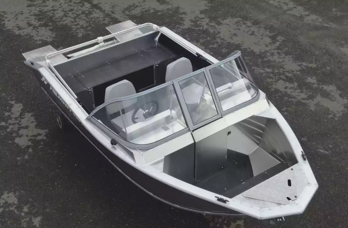 Алюминиевый катер Неман-450 DC NEW без покраски в Казани