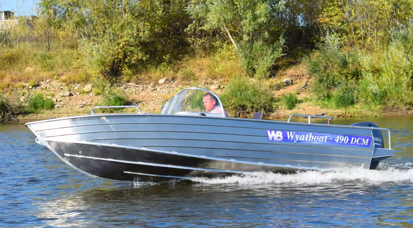Алюминиевый катер Wyatboat-490 DCM в Казани