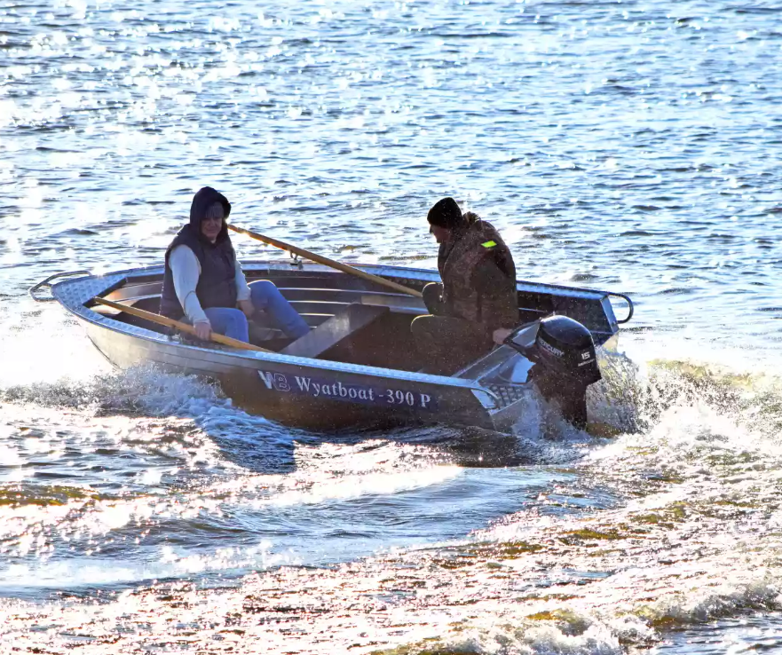 Алюминиевая лодка Wyatboat-390 P в Казани