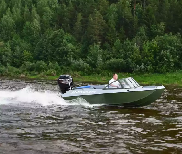 Алюминиевый катер Неман 500 DC водомёт в Казани